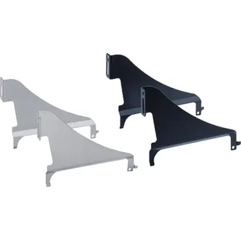 Nábytkové kování Hettich podpěry čela pro skříňové systémy, ocel, aluminium finiš, levá / pravá