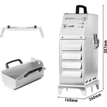 G.Gastro Přenosný filtr fritovacího oleje na baterie - 30 L/min - pro fritézy o objemu max. 12L