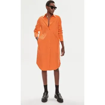 Dámské šaty Tamaris Apparel Košilové šaty Colmar TAW0497 Oranžová Relaxed Fit 34