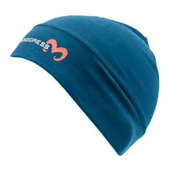 Pokrývka hlavy MW BEANIE merino čepice petrol melír S/M