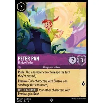 Sběratelská karetní hra URS 054/204 Peter Pan - Shadow Finder Verze: NORMAL, Stav Produktu: Near Mint