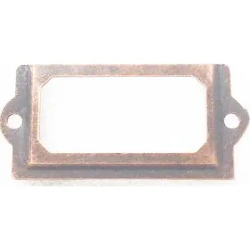 Jmenovka na dveře 70 x 33 mm - Bronzová