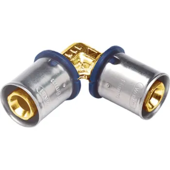 Vodovodní potrubí Koleno lisovací Wavin M-press M1 mosaz d50/90°