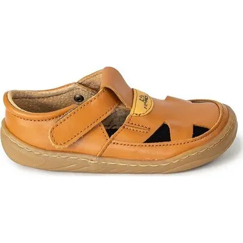 Chlapecká obuv Barefoot dětské sandálky Pegres, SBF51 hnědá - 33
