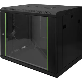 Rozvaděč Digitus DN-19 09-U-EC-SW 19 nástěnná rozváděcí skříň (š x v x h) 600 x 474 x 450 mm 9 U černá (RAL 9005)