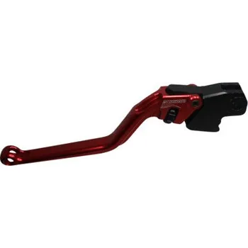 Spojková páčka ACCOSSATO fixed CNC-worked aluminium, red ESB002R