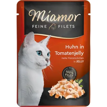 Krmivo pro kočku Finnern GmbH & Co. KG Miamor Cat Filet kapsa kuře+rajče v želé 100g