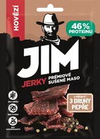 JIM JERKY Sušené maso hovězí 3 druhy pepře 23 g