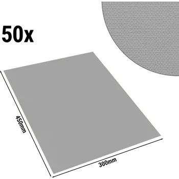 Vinotéka G.Gastro (50 Kusů) Damast stolní set Porto Diamant - 30 x 45 cm - platinové šedý