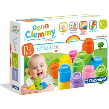 Clemmy - měkké kostky, 12 ks