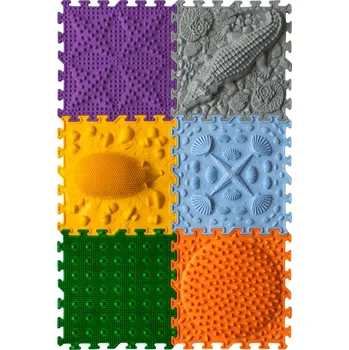 ortopedická podložka OrtoNature Masážní ortopedické podložky set 6 ks - Mladý průzkumník