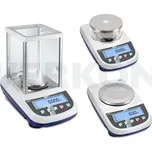 Váhy přesné Kern, série PLJ, Typ: PLJ 720-3A, Vážní deska [mm]: Ø 110, Skutečný dílek [g]: 0,001, Váživost [g] : 720