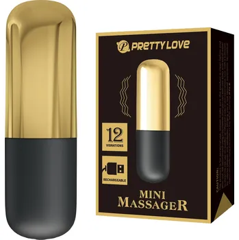 Vibrátor Pretty Love Golden Mini Massager