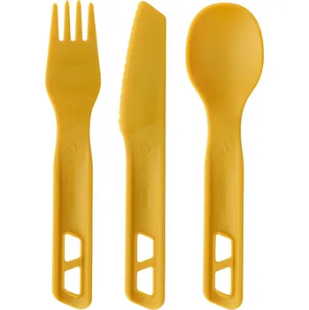 Outdoor vaření Příbor Sea to Summit Passage Cutlery Set - 3 kusy barva: žluta