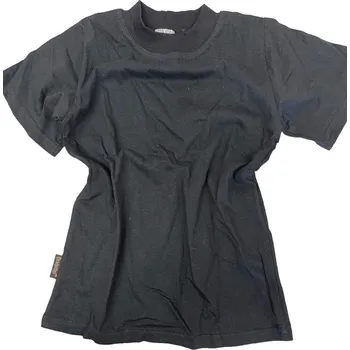 Hladké černé tričko bavlna, velikost 122, Složení materiálu 100% Bavlna