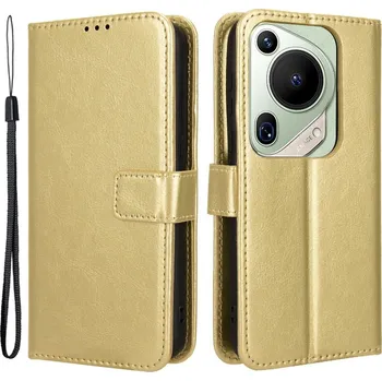 Pouzdro na mobilní telefon Crazy knížkové pouzdro na Huawei Pura 70 Pro - zlaté