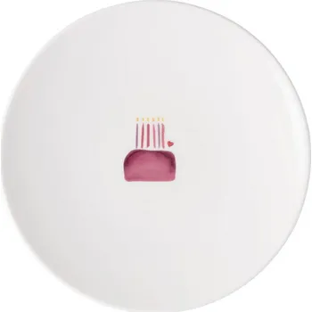 Talíř Villeroy & Boch Dezertní talíř With Love "Happy birthday", Ø 21,2 cm 10-1689-6152