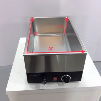 Vana G.Gastro Elektrická ohřevná vana - s vypouštěcím kohoutem 1/1 GN
