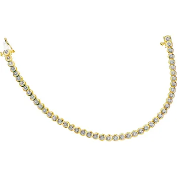 Náramek Zlatý náramek s diamanty - 18 cm - 0,40 ct - ryzost 585 - 219.111