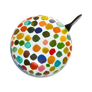 Zvonek na kolo Zvonek Liix Ding Dong Carolyn Gavin Painted Dots bez varianty BV