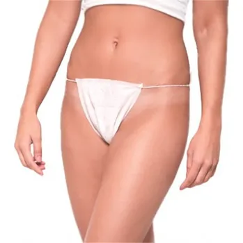 Jednorázový oděv Kalhotky tanga jednorázové dámské, 100 ks