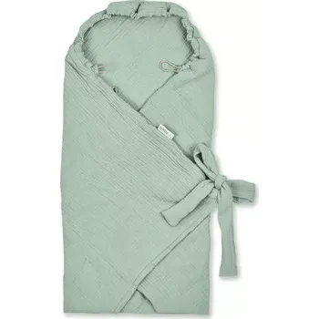 Zavinovací deka/ zavinovačka Albero mušelinová do autosedačky mintová (CC4)