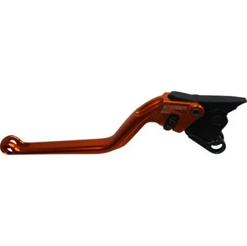 Spojková páčka ACCOSSATO fixed CNC-worked aluminium, orange ESC080O
