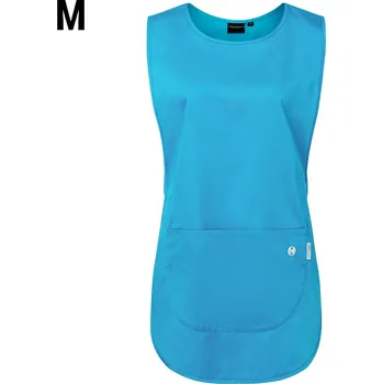 Kuchyňská zástěra G.Gastro KARLOWSKY | Šatová zástěra Essential - pacifická modrá - velikost: M