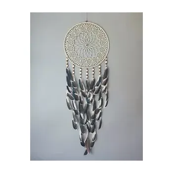 Lapač snů Lapač snů Divoká indiánka 35 x 105 cm (S kachním peřím)