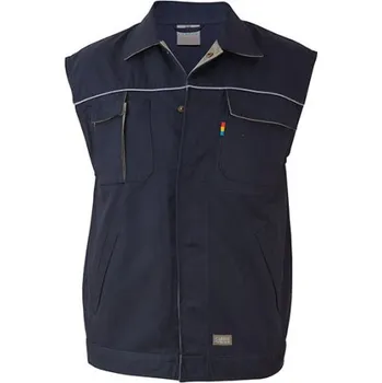 pracovní vesta Carson Kontrastní pracovní vesta CC700 Deep Navy-Grey M