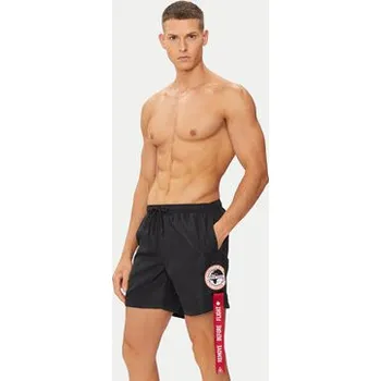 Pánské plavky Aeronautica Militare Plavecké šortky 241BW219CT2967 Černá Regular Fit 50