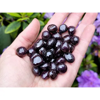 Přírodní kámen Hvězdový granát troml z Indie vel.S