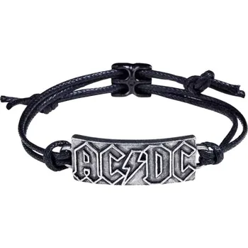 Náramek náramek ALCHEMY GOTHIC - AC/DC - Rectangular Logo