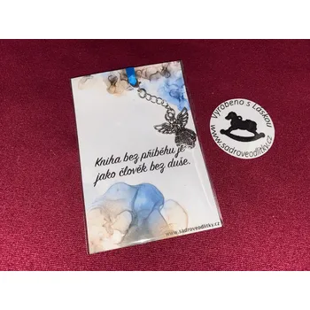 HandMade by VeJa Dárková karta - Citát č.10_2 s přívěškem