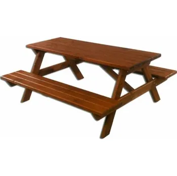 Zahradní stůl Zahradní stůl pevně spojený s lavičkami 110
