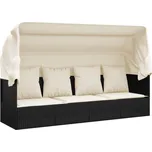 Zahradní pohovka se střechou a polštáři…