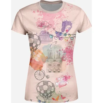 UTOPY Dámské sportovní tričko Parisienne Velikost: 5XL