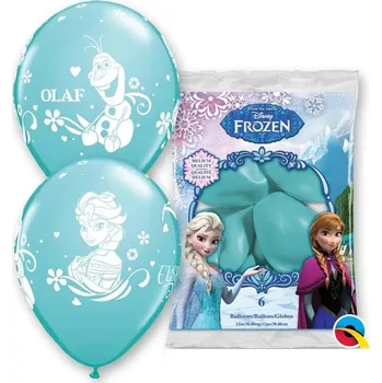 Karnevalový kostým Prémiové balónky 12" - Ledové království, 6 kusů
