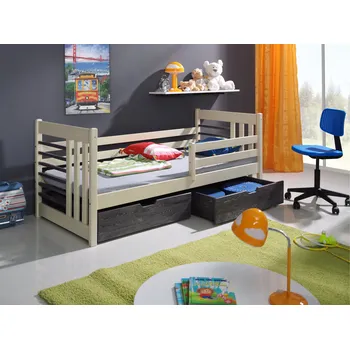 Dětská postel Postel Otyila s úložným prostorem borovice masiv