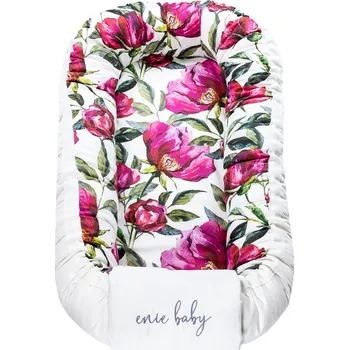 Hnízdečko pro miminko enie baby Hnízdečko do postýlky SATINE flowers