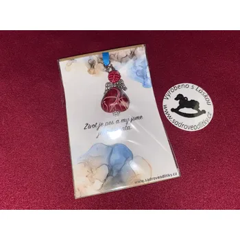 HandMade by VeJa Dárková karta - Citát č.6 s přívěškem