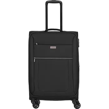 Střední textilní cestovní kufr na kolečkách TSA 60l Travelite 080548 černá