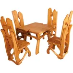 Zahradní set z masivního smrkového dřeva MO240 DUB