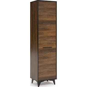 Šatní skříň FRIDA walnut policová skříň S1D