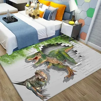 Koberec Dětský koberec dinosaurus do dětského pokoje - 15,50 x 80 cm 20 x 23 palců