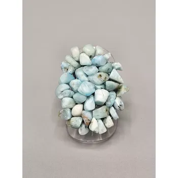 Drahý kámen Prsten Larimar oválný velký