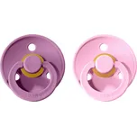 BIBS Colour dudlík z přírodního kaučuku 2 ks Lavender / Baby Pink - velikost 2 (6-18m.)