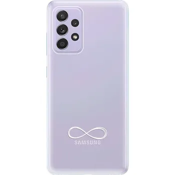 Odolné silikonové pouzdro iSaprio - čiré - Infinity - Samsung Galaxy A52/A52 5G