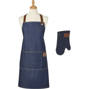 Chňapka Zástěra a chňapka v sadě 2 ks Oxford Denim – Cooksmart ® ID_1673812