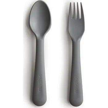 dětská jídelní sada MUSHIE Dětský příbor Smoke
